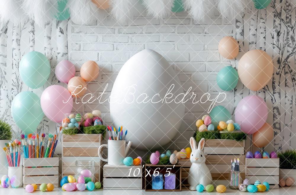 Kate Easter Egg Painting Backdrop Designed by Mini MakeBelieve - Kate Backdrop AU