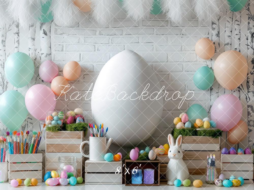 Kate Easter Egg Painting Backdrop Designed by Mini MakeBelieve - Kate Backdrop AU