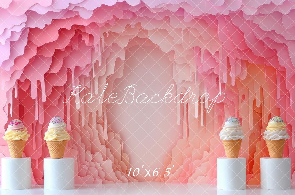 Kate Ice Cream Wall Backdrop Designed by Mini MakeBelieve - Kate Backdrop AU