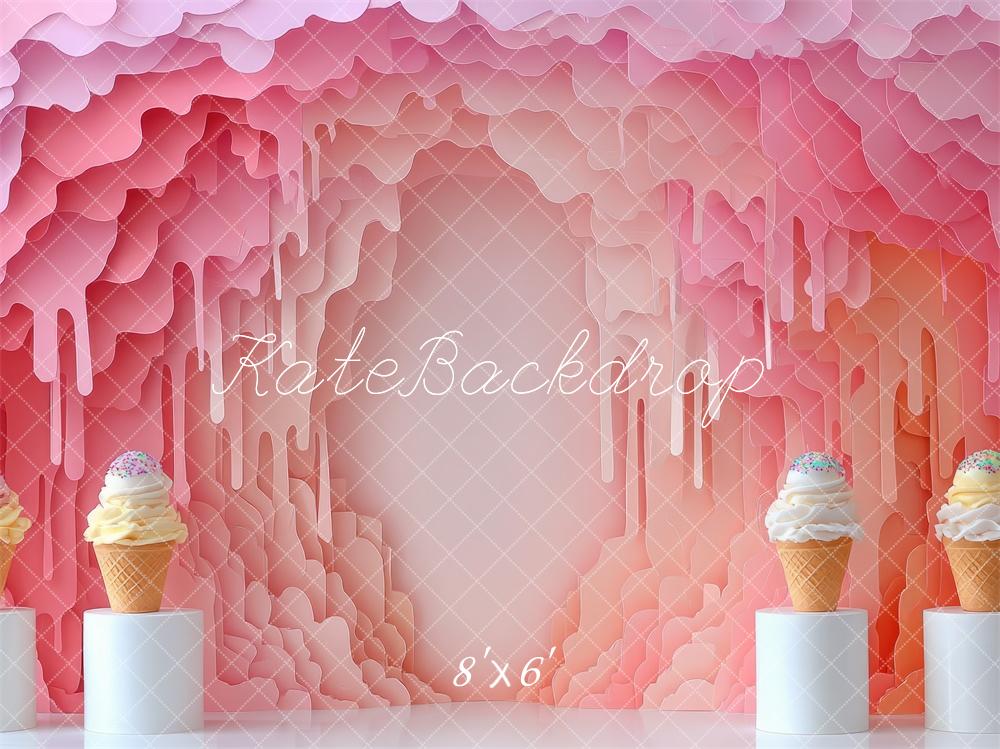 Kate Ice Cream Wall Backdrop Designed by Mini MakeBelieve - Kate Backdrop AU