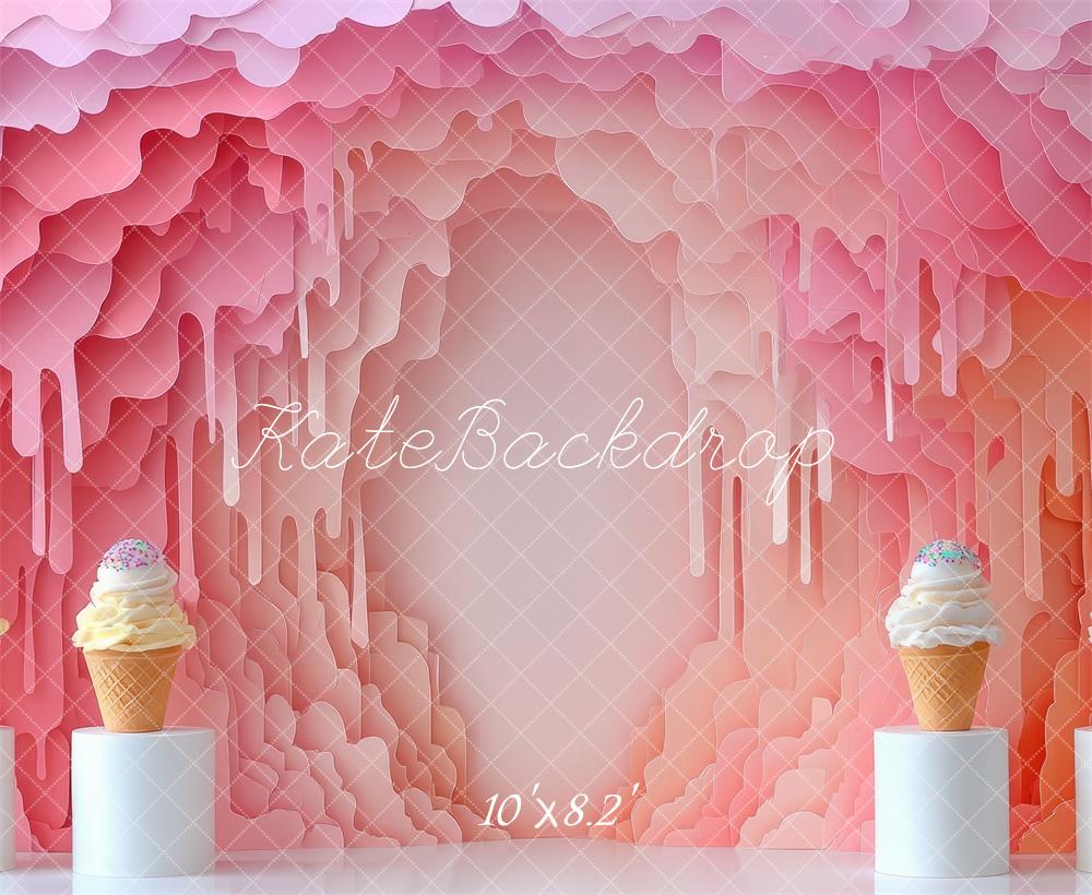 Kate Ice Cream Wall Backdrop Designed by Mini MakeBelieve - Kate Backdrop AU