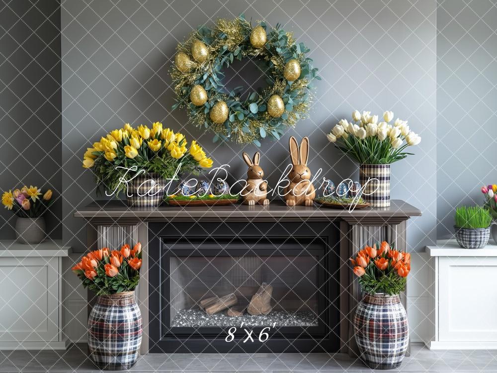 Kate Sophisticated Easter Interior Backdrop Designed by Mini MakeBelieve - Kate Backdrop AU