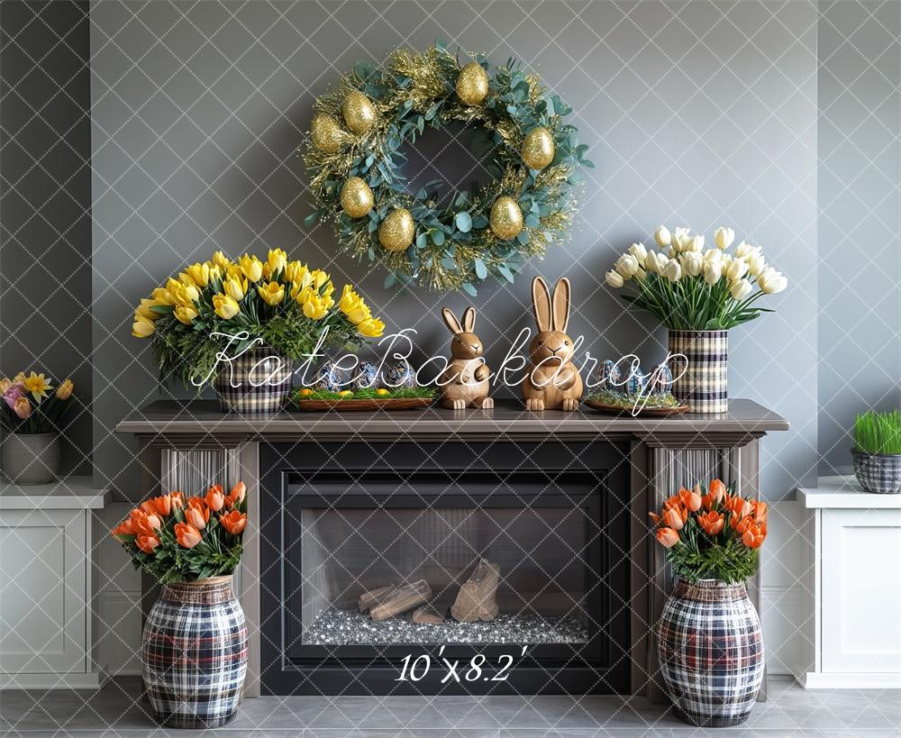 Kate Sophisticated Easter Interior Backdrop Designed by Mini MakeBelieve - Kate Backdrop AU