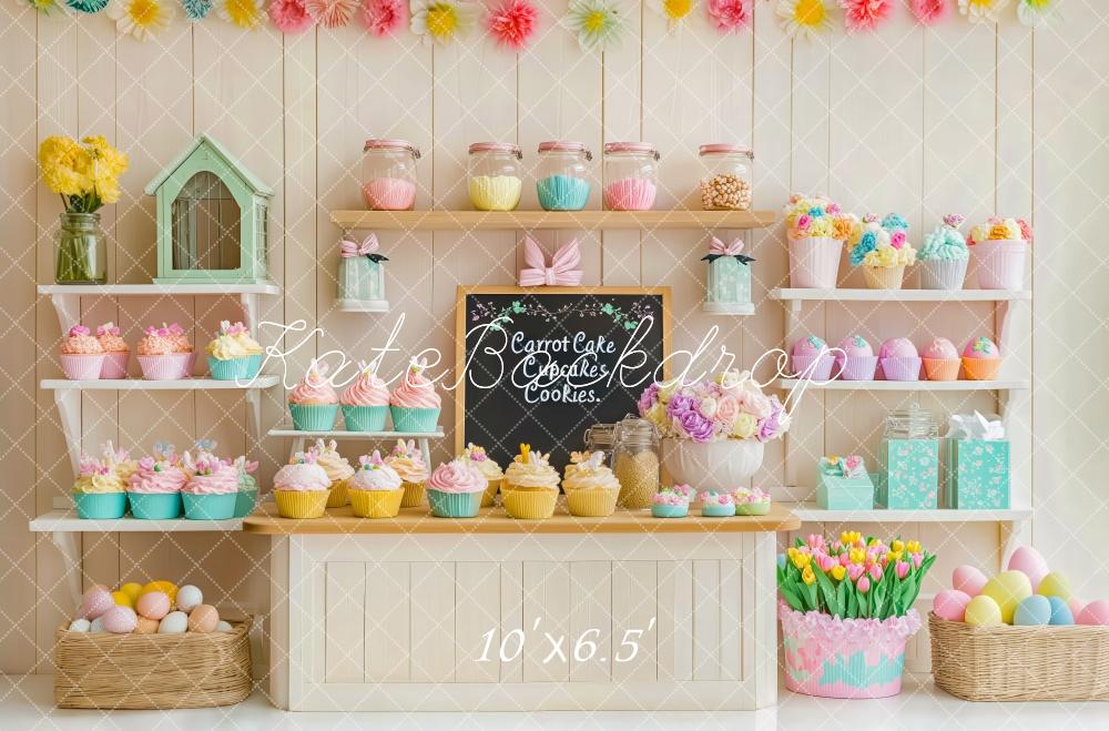 Kate Easter Pastel Sweet Shop Backdrop Designed by Patty Roberts - Kate Backdrop AU