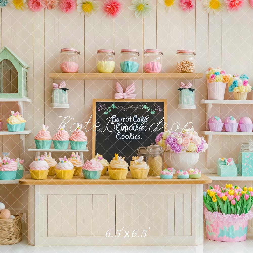 Kate Easter Pastel Sweet Shop Backdrop Designed by Patty Roberts - Kate Backdrop AU
