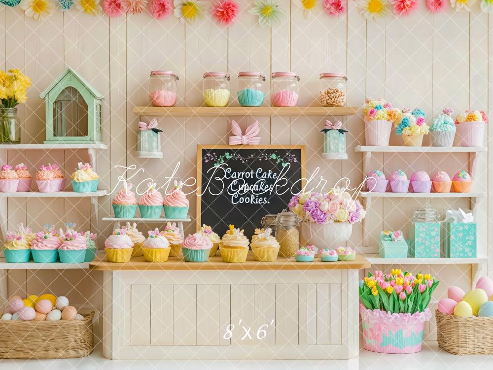 Kate Easter Pastel Sweet Shop Backdrop Designed by Patty Roberts - Kate Backdrop AU