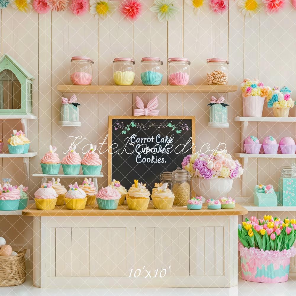 Kate Easter Pastel Sweet Shop Backdrop Designed by Patty Roberts - Kate Backdrop AU
