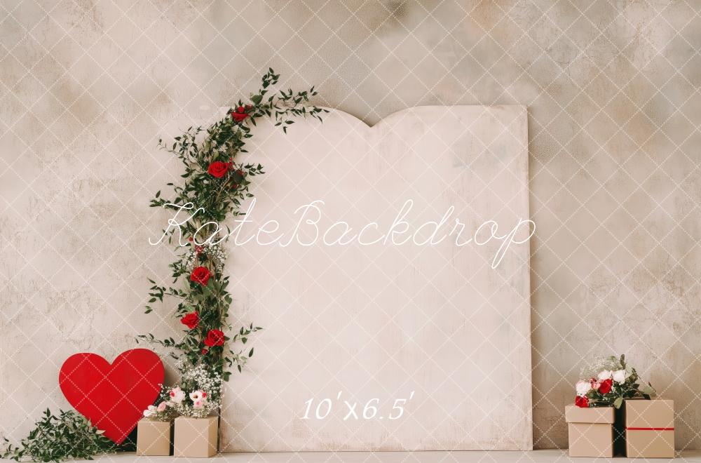 Kate Minimal Valentine's Day Decor Backdrop Designed by Patty Roberts - Kate Backdrop AU