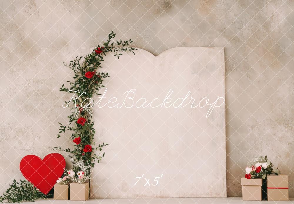 Kate Minimal Valentine's Day Decor Backdrop Designed by Patty Roberts - Kate Backdrop AU