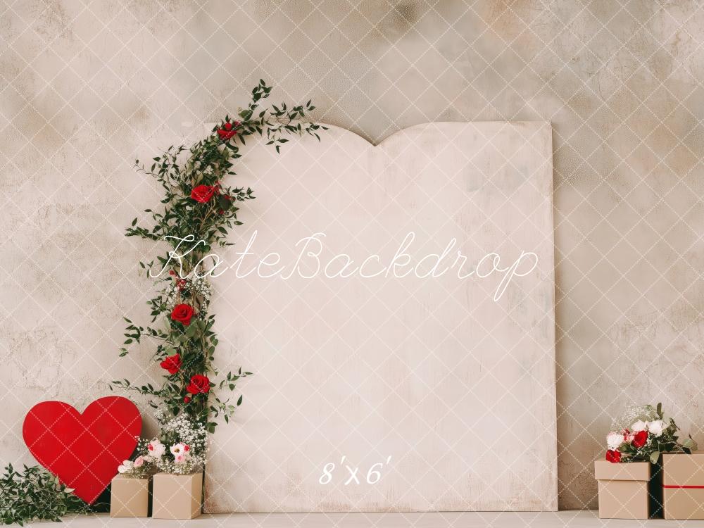 Kate Minimal Valentine's Day Decor Backdrop Designed by Patty Roberts - Kate Backdrop AU