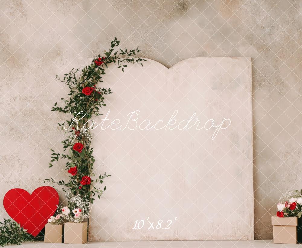 Kate Minimal Valentine's Day Decor Backdrop Designed by Patty Roberts - Kate Backdrop AU