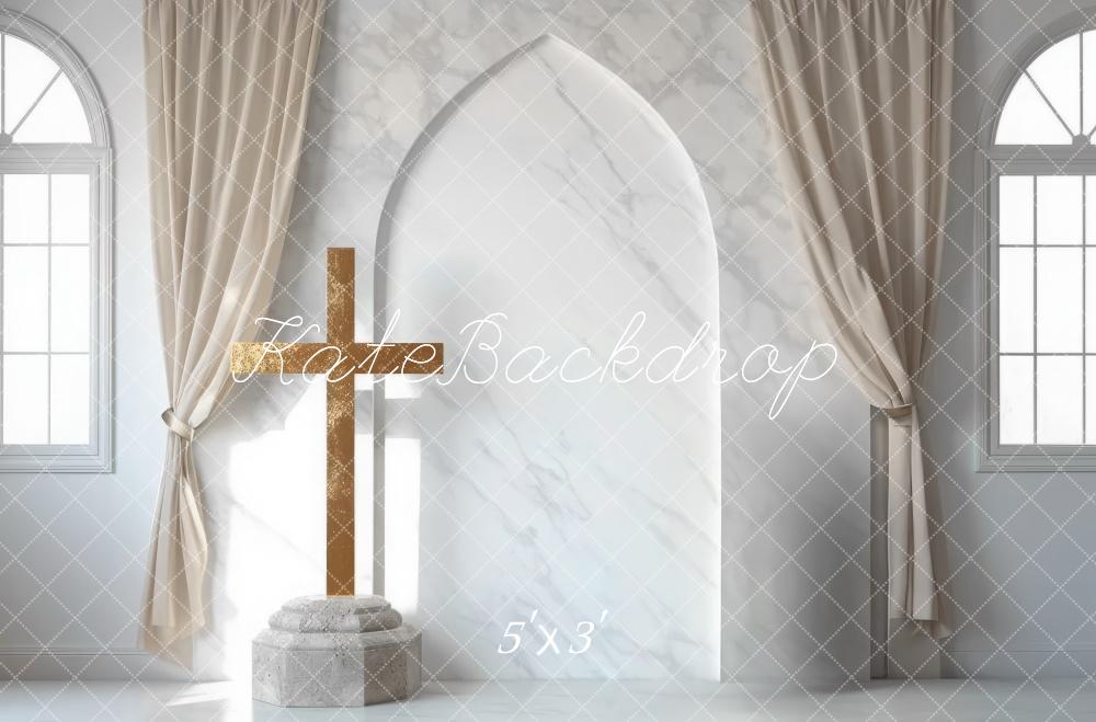 Kate Communion Church Cross Backdrop Designed by Mini MakeBelieve - Kate Backdrop AU