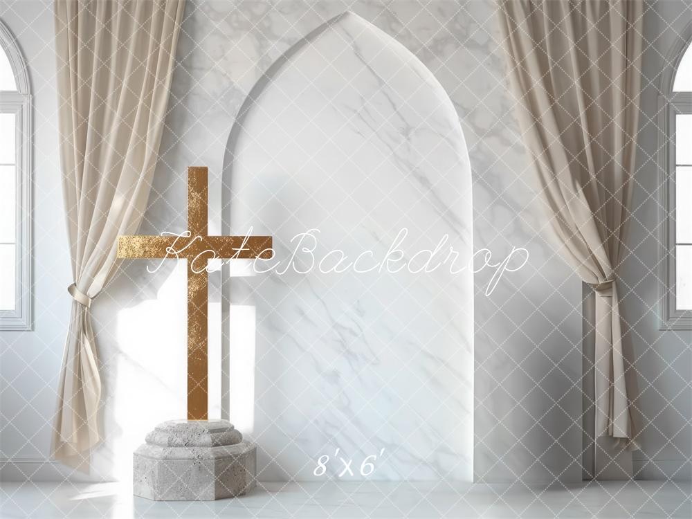 Kate Communion Church Cross Backdrop Designed by Mini MakeBelieve - Kate Backdrop AU