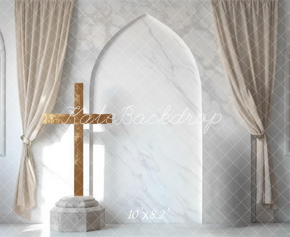 Kate Communion Church Cross Backdrop Designed by Mini MakeBelieve - Kate Backdrop AU