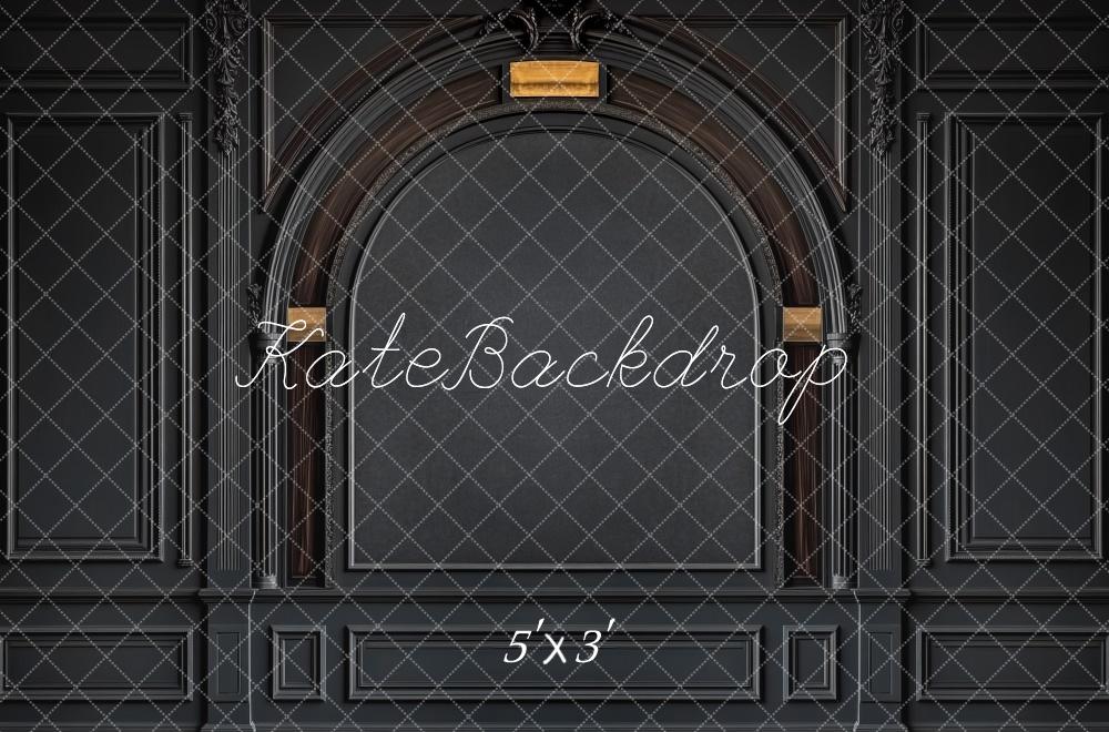 Kate Father Day Black Wall Arch Backdrop Designed by Mini MakeBelieve - Kate Backdrop AU