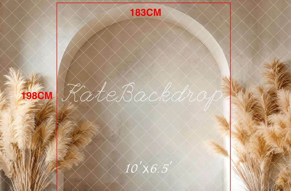Kate Boho Arch Pampas Grass Backdrop Designed by Emetselch - Kate Backdrop AU