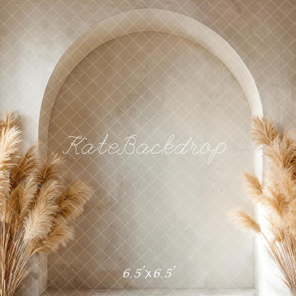 Kate Boho Arch Pampas Grass Backdrop Designed by Emetselch - Kate Backdrop AU