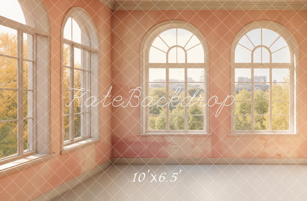 Kate Retro Elegant Arched Window Corner Backdrop Designed by Emetselch - Kate Backdrop AU