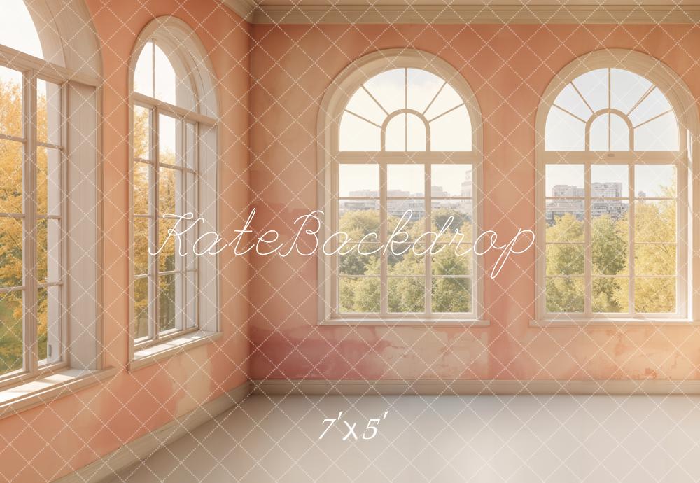 Kate Retro Elegant Arched Window Corner Backdrop Designed by Emetselch - Kate Backdrop AU