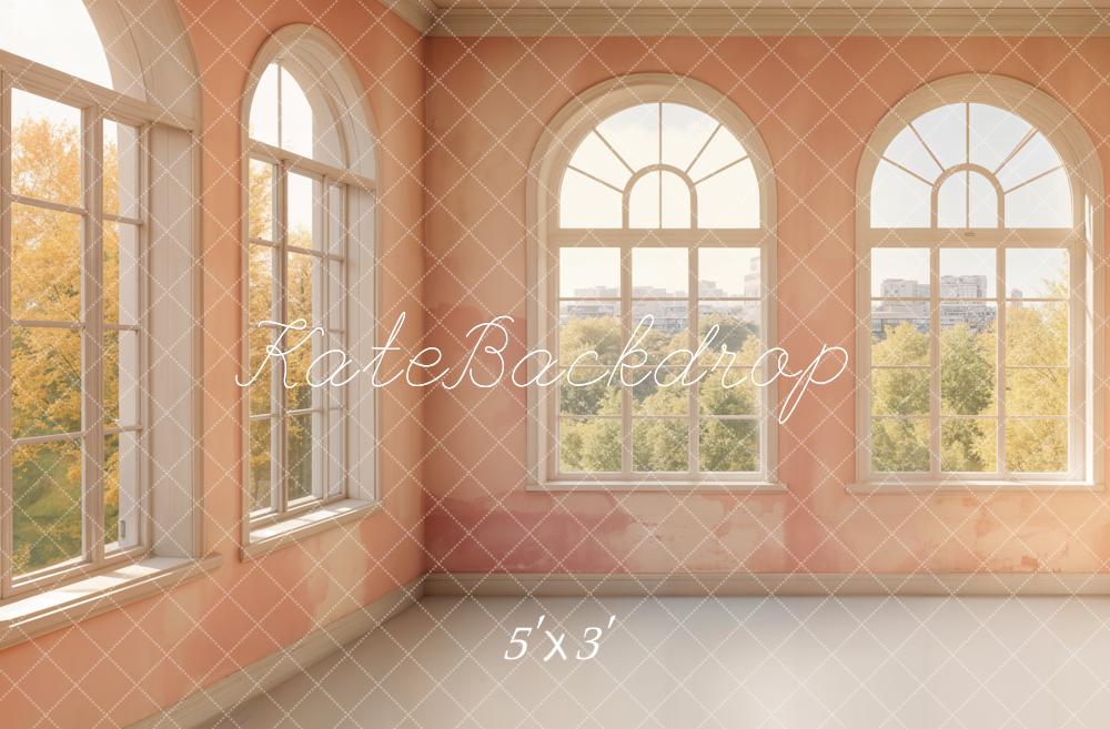 Kate Retro Elegant Arched Window Corner Backdrop Designed by Emetselch - Kate Backdrop AU