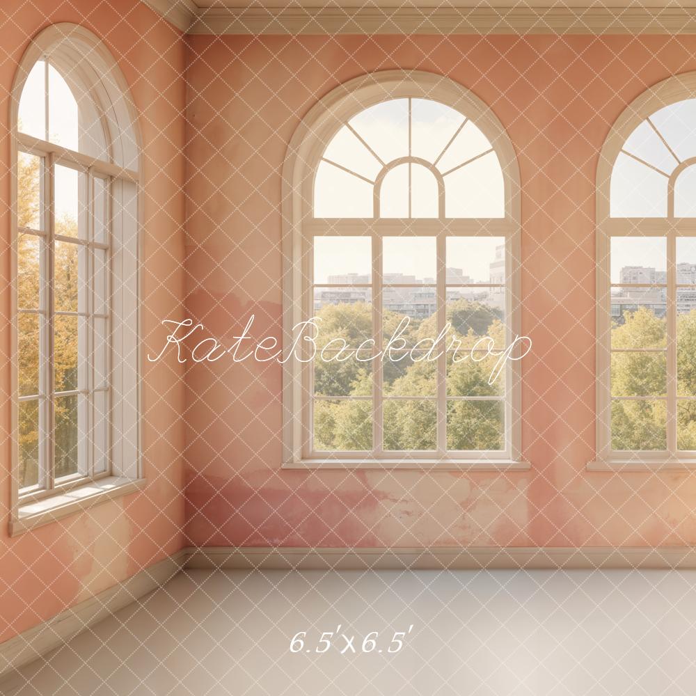 Kate Retro Elegant Arched Window Corner Backdrop Designed by Emetselch - Kate Backdrop AU