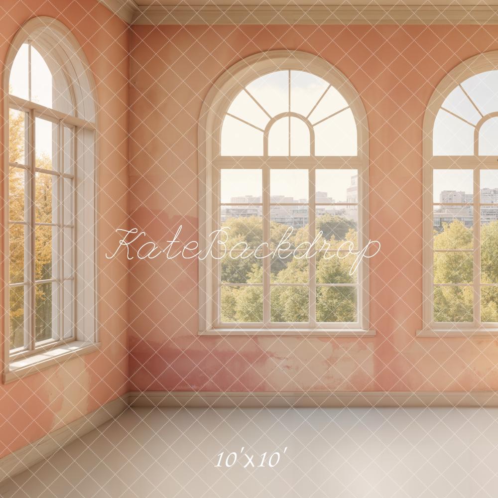 Kate Retro Elegant Arched Window Corner Backdrop Designed by Emetselch - Kate Backdrop AU