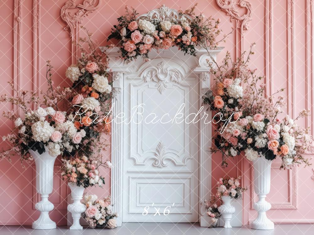 Kate Valentine Backdrop Roses Columns Backdrop Designed by Patty Roberts - Kate Backdrop AU