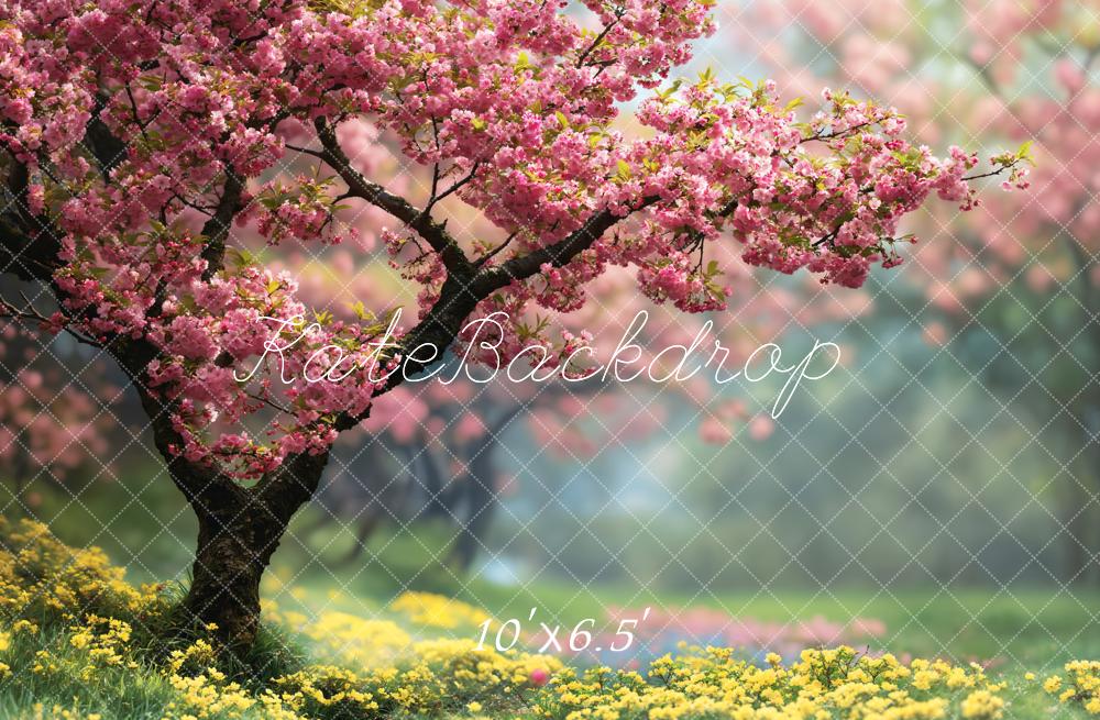 Kate Spring Cherry Blossom Tree Backdrop Designed by Emetselch - Kate Backdrop AU