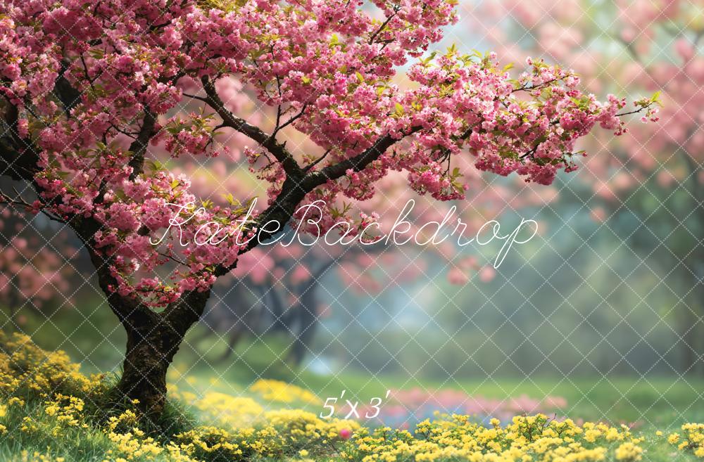Kate Spring Cherry Blossom Tree Backdrop Designed by Emetselch - Kate Backdrop AU
