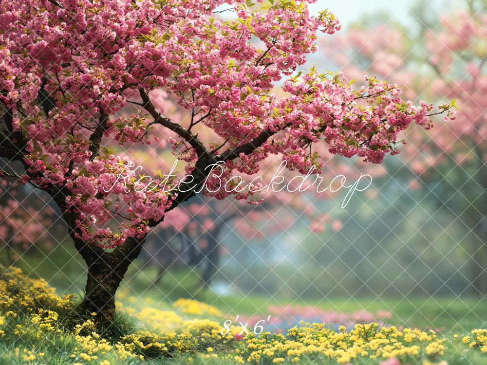 Kate Spring Cherry Blossom Tree Backdrop Designed by Emetselch - Kate Backdrop AU