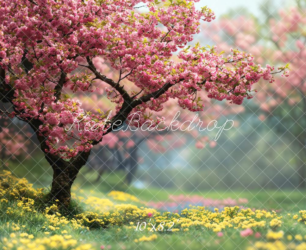 Kate Spring Cherry Blossom Tree Backdrop Designed by Emetselch - Kate Backdrop AU