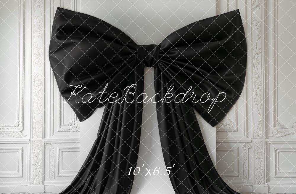 Kate Black Bow Vintage Wall Backdrop Designed by Chain Photography - Kate Backdrop AU