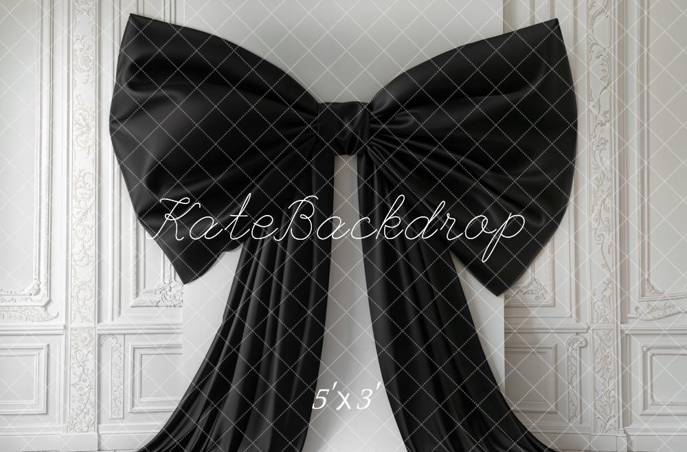 Kate Black Bow Vintage Wall Backdrop Designed by Chain Photography - Kate Backdrop AU