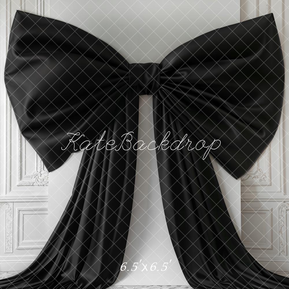 Kate Black Bow Vintage Wall Backdrop Designed by Chain Photography - Kate Backdrop AU