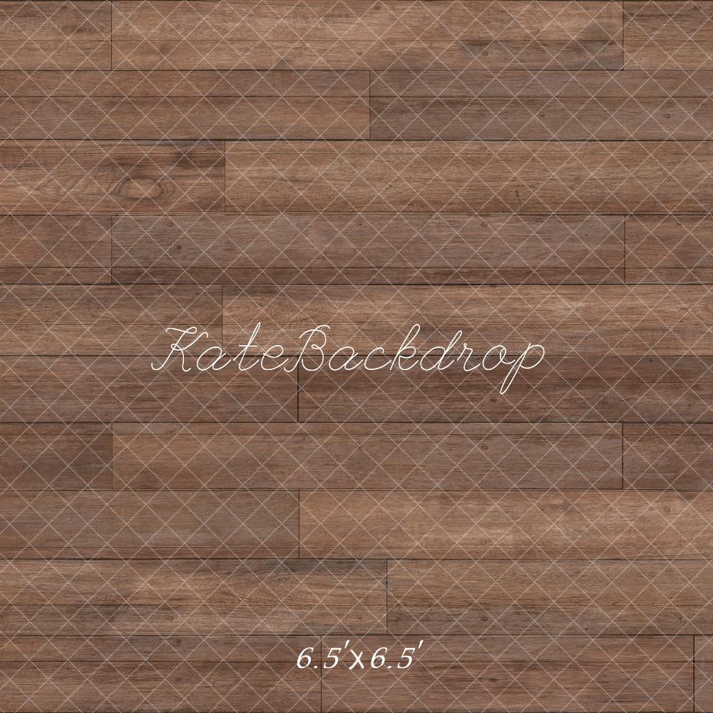 Kate Brown Wooden Floor Backdrop Designed by Kate Image - Kate Backdrop AU