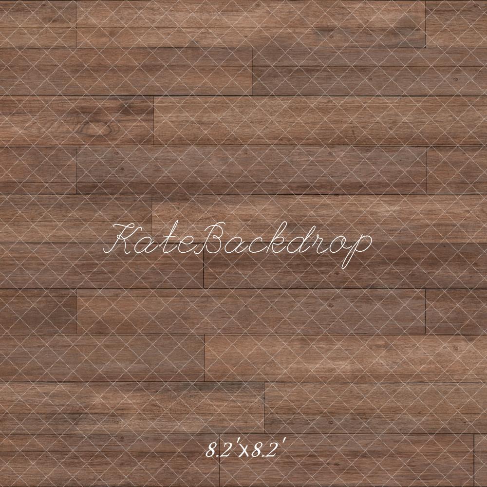 Kate Brown Wooden Floor Backdrop Designed by Kate Image - Kate Backdrop AU