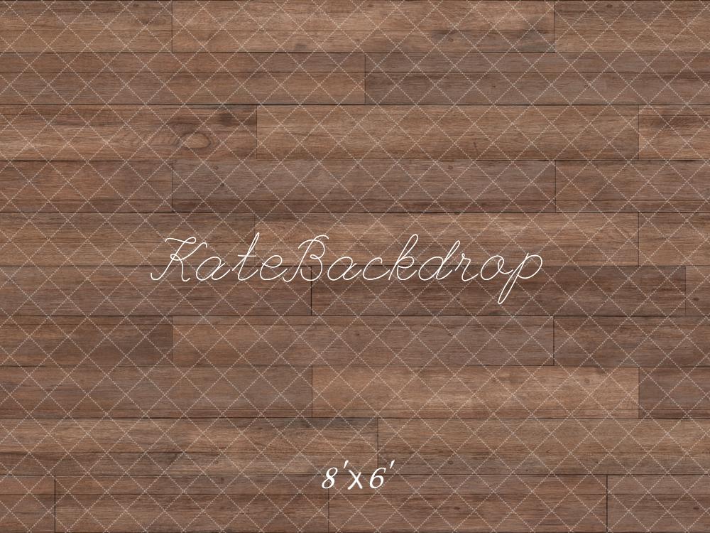 Kate Brown Wooden Floor Backdrop Designed by Kate Image - Kate Backdrop AU