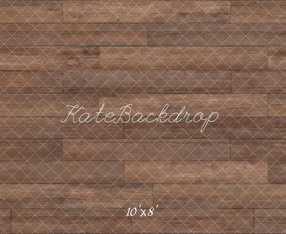 Kate Brown Wooden Floor Backdrop Designed by Kate Image - Kate Backdrop AU