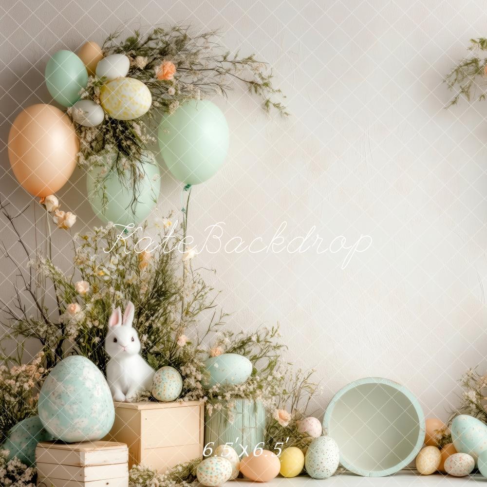 Kate Pastel Easter Egg Backdrop Designed by Patty Roberts - Kate Backdrop AU