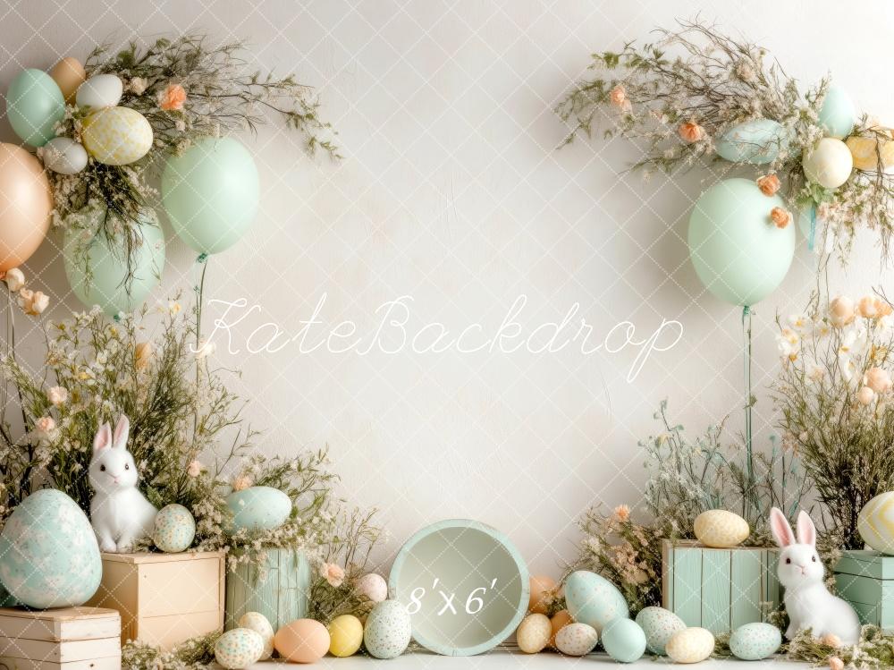 Kate Pastel Easter Egg Backdrop Designed by Patty Roberts - Kate Backdrop AU