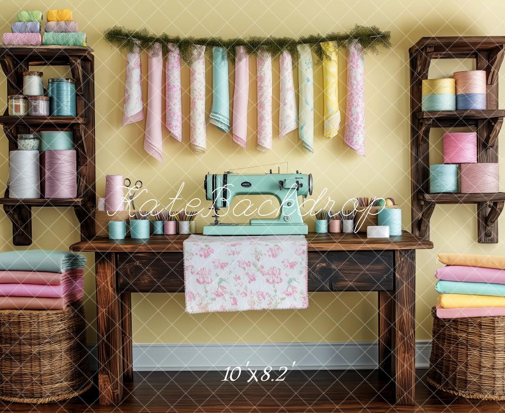 Kate Sewing Room Backdrop Designed by Patty Roberts - Kate Backdrop AU