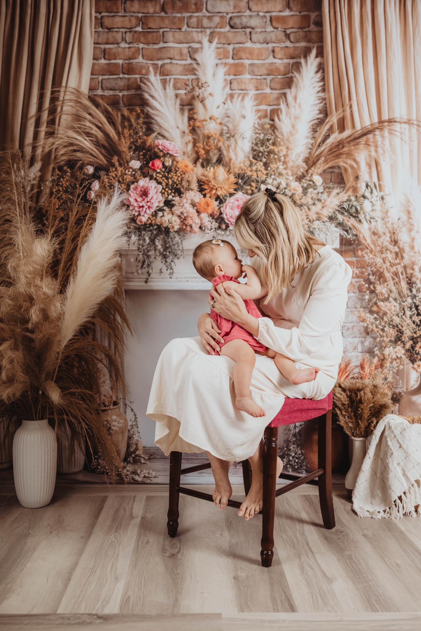 Kate Boho Fireplace Curtain Backdrop Designed by Emetselch - Kate Backdrop AU