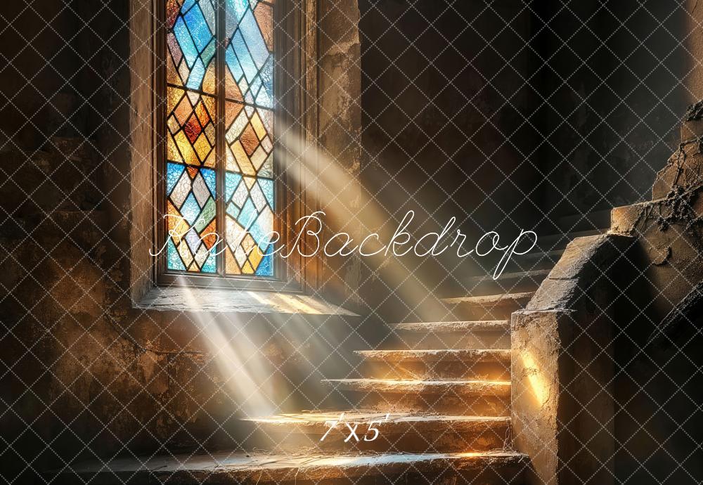 Kate Vintage Sunny Windows Backdrop Designed by Emetselch