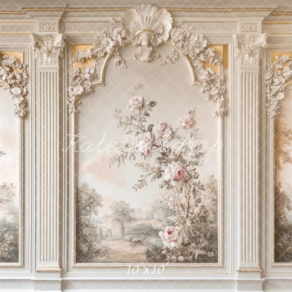 Kate Fine Art Interior Floral Wall Backdrop Designed by Mini MakeBelieve - Kate Backdrop AU