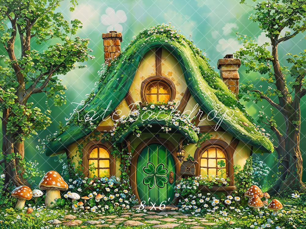 Kate Green Magic Clover House Backdrop Designed by Emetselch - Kate Backdrop AU