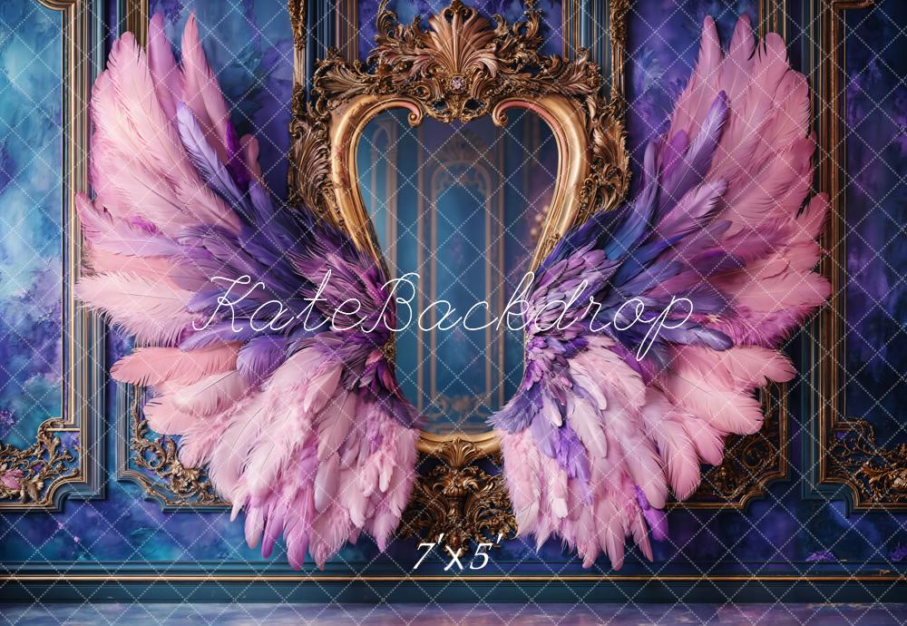 Kate Fantasy Wings Ornate Mirror Backdrop Designed by Emetselch - Kate Backdrop AU