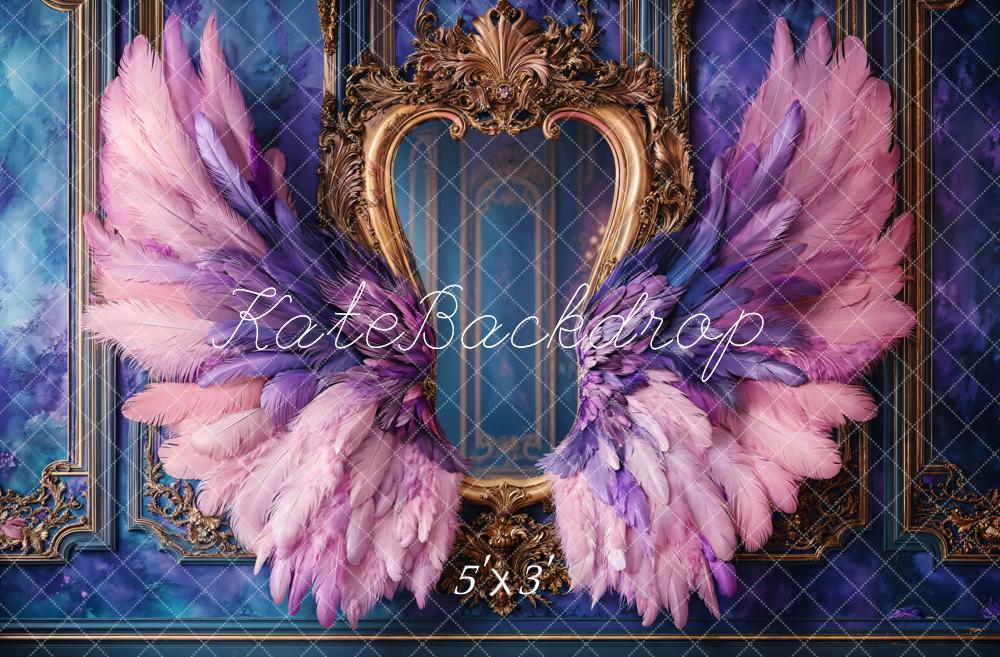 Kate Fantasy Wings Ornate Mirror Backdrop Designed by Emetselch - Kate Backdrop AU