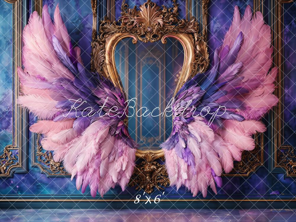 Kate Fantasy Wings Ornate Mirror Backdrop Designed by Emetselch - Kate Backdrop AU