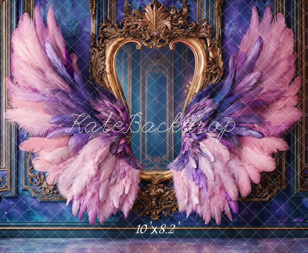 Kate Fantasy Wings Ornate Mirror Backdrop Designed by Emetselch - Kate Backdrop AU