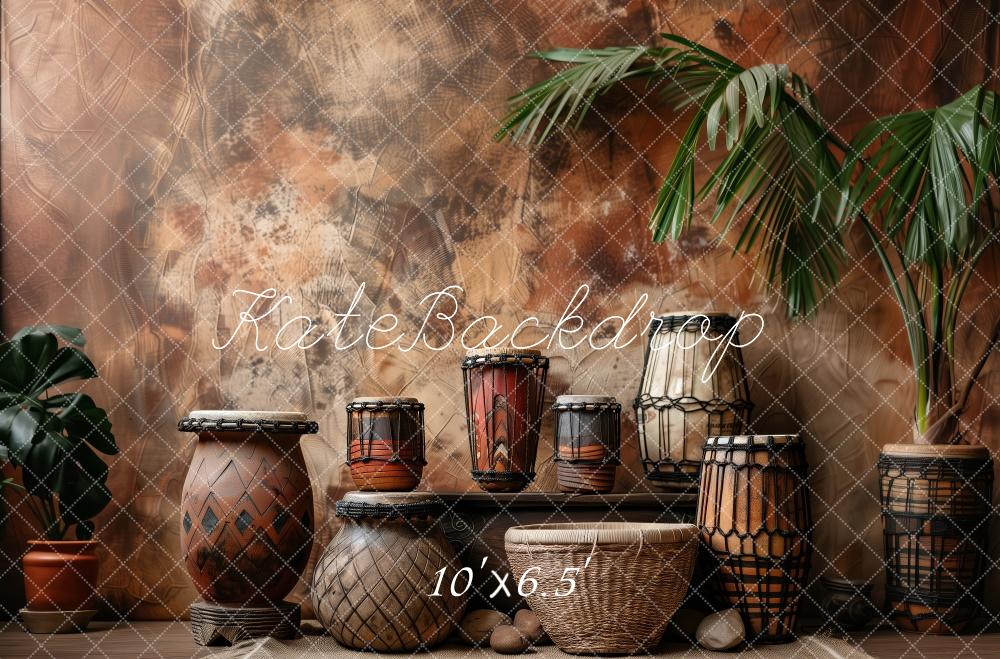 Kate African Pottery Backdrop Designed by Patty Roberts - Kate Backdrop AU